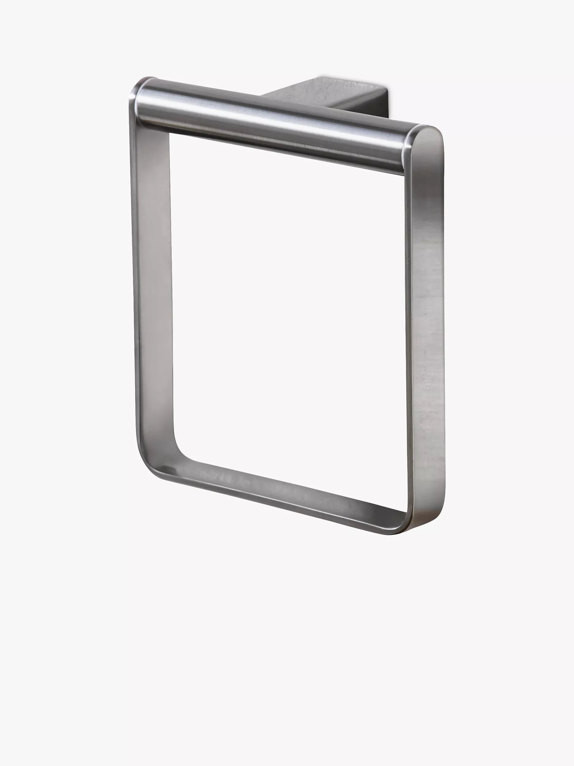 Miller Miami single towel ring stainless steel - British product