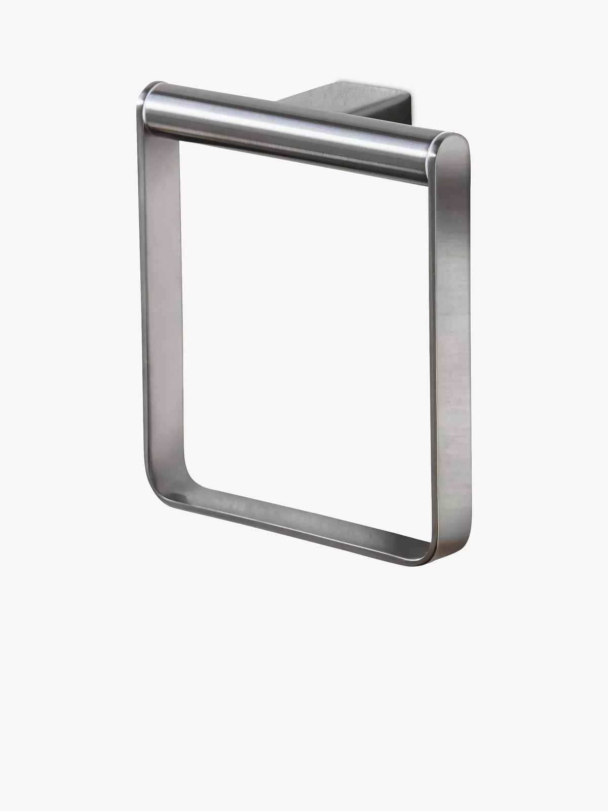 Miller Miami single towel ring stainless steel - British product