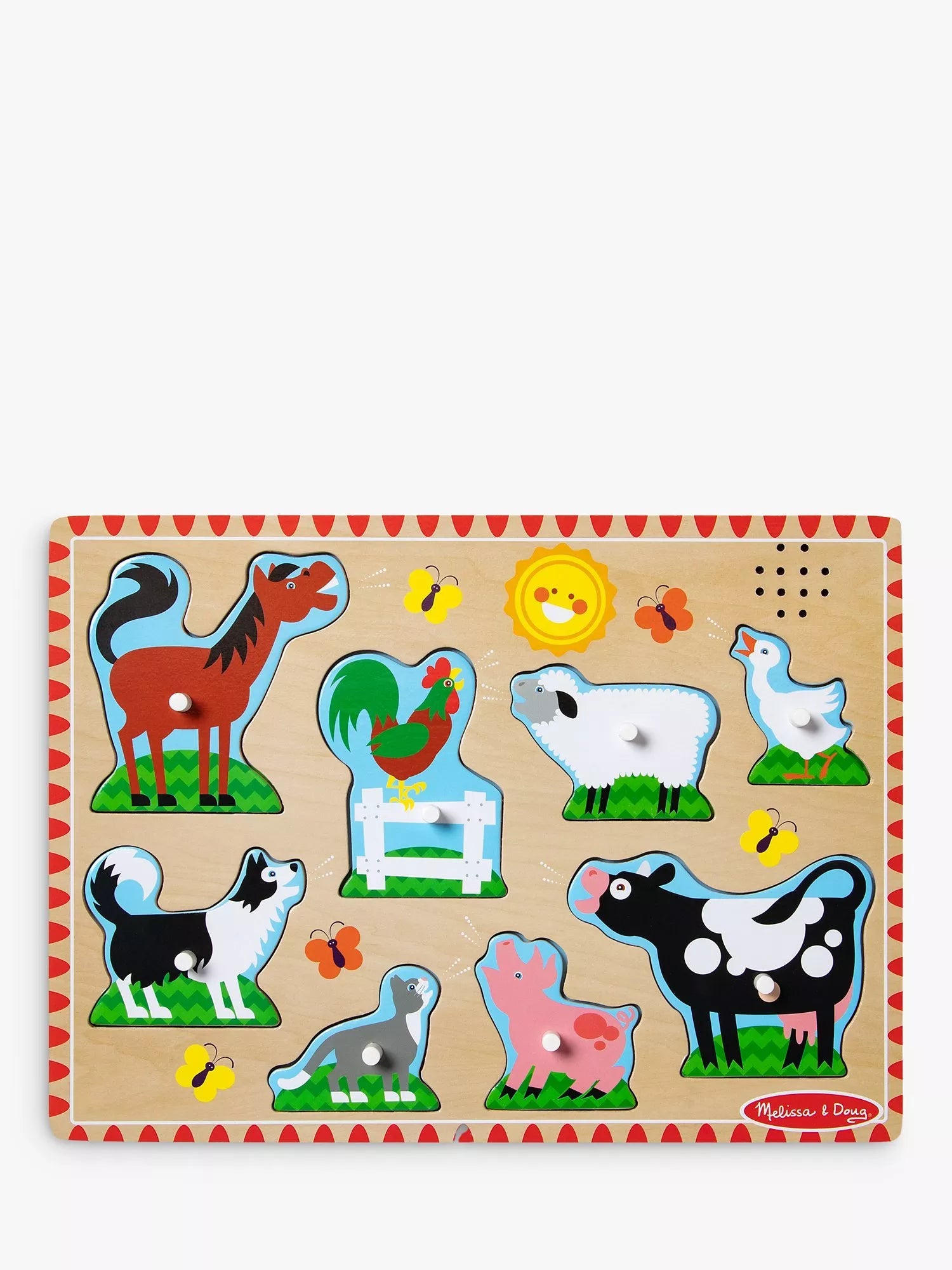 Melissa & Doug farm animal sounds puzzle - British product