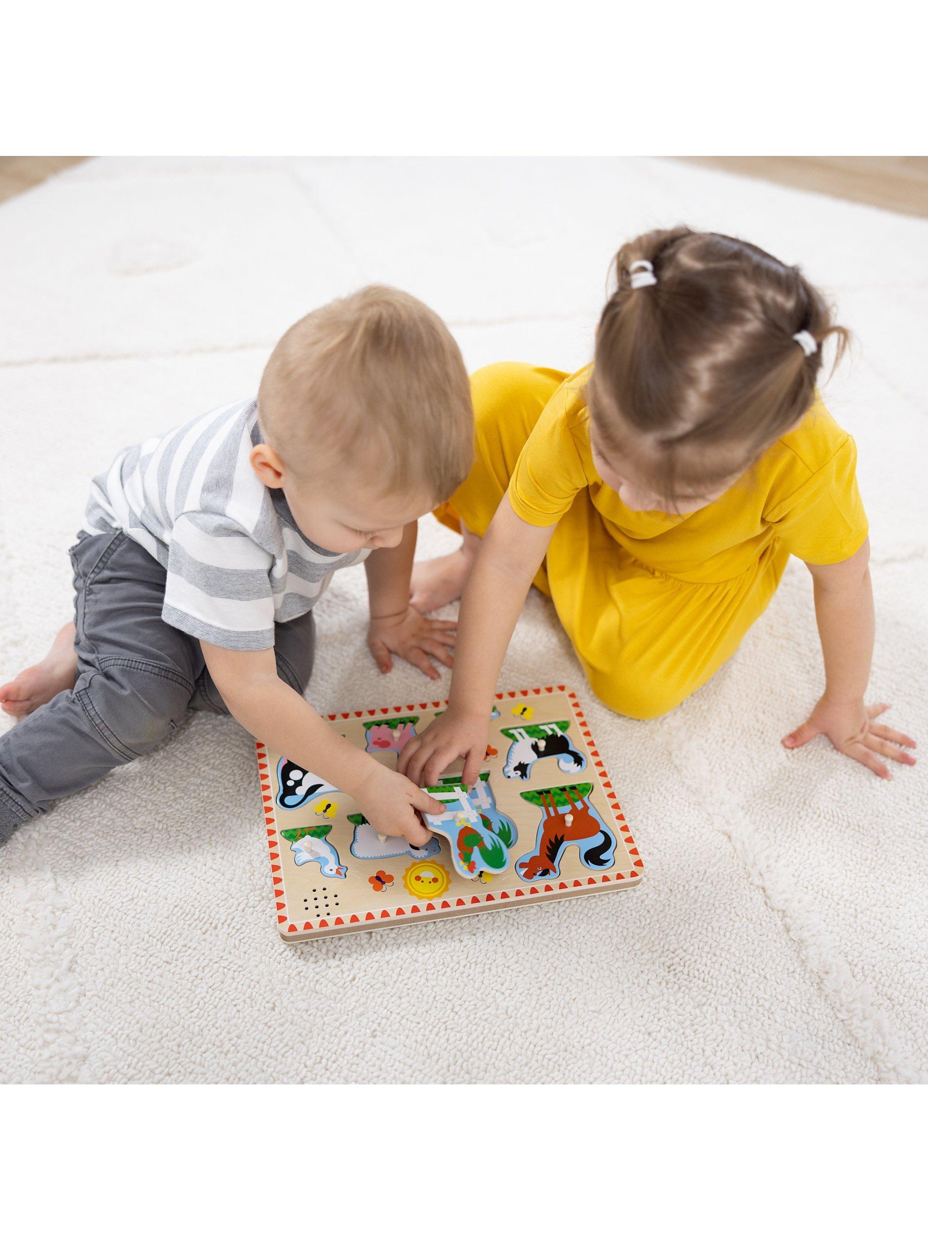 Melissa & Doug Bauernhoftier-Geräusche-Puzzle - Britisches Produkt