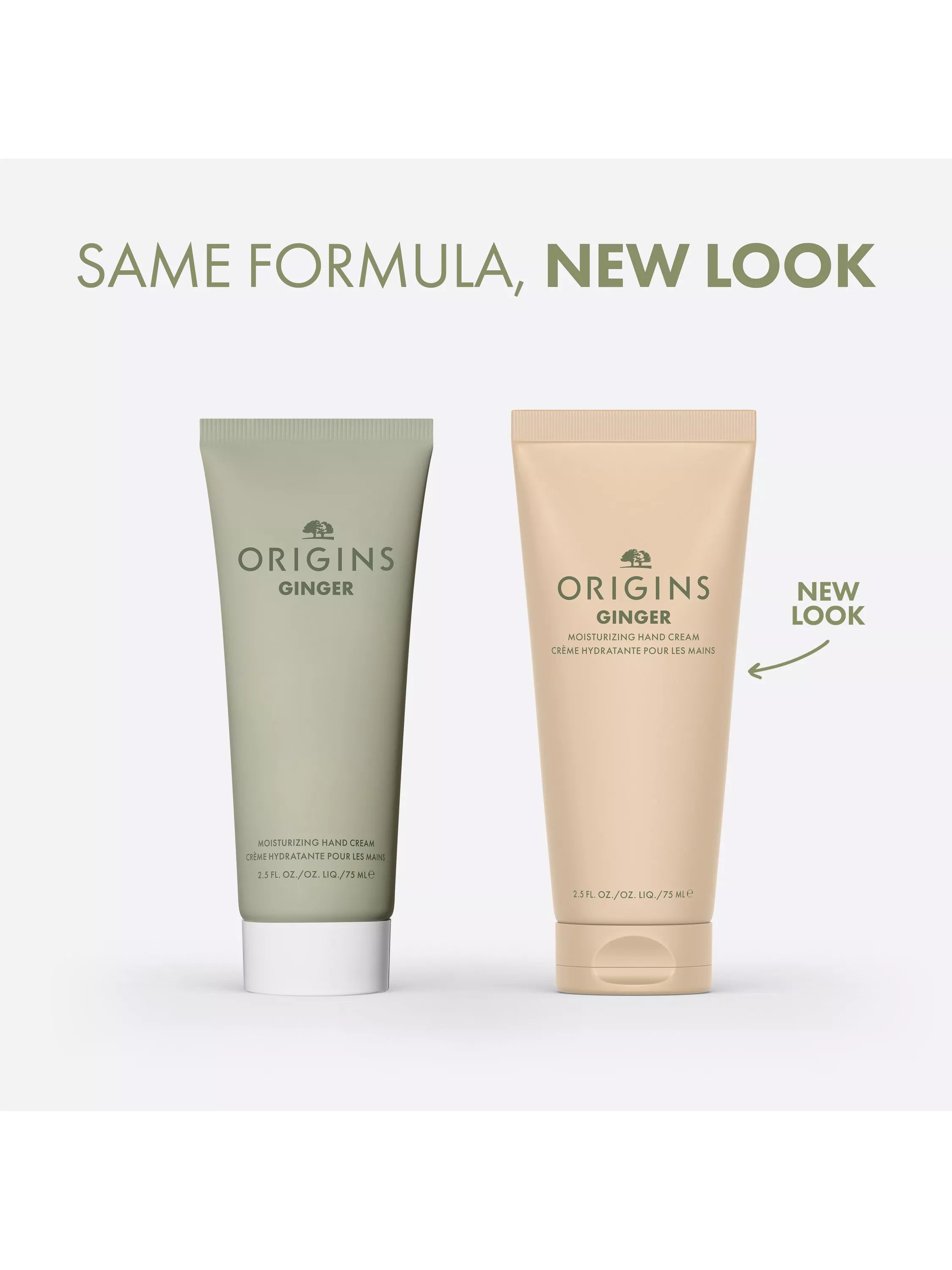 Origins Ginger Hand Cream 75ml, imported from the UK