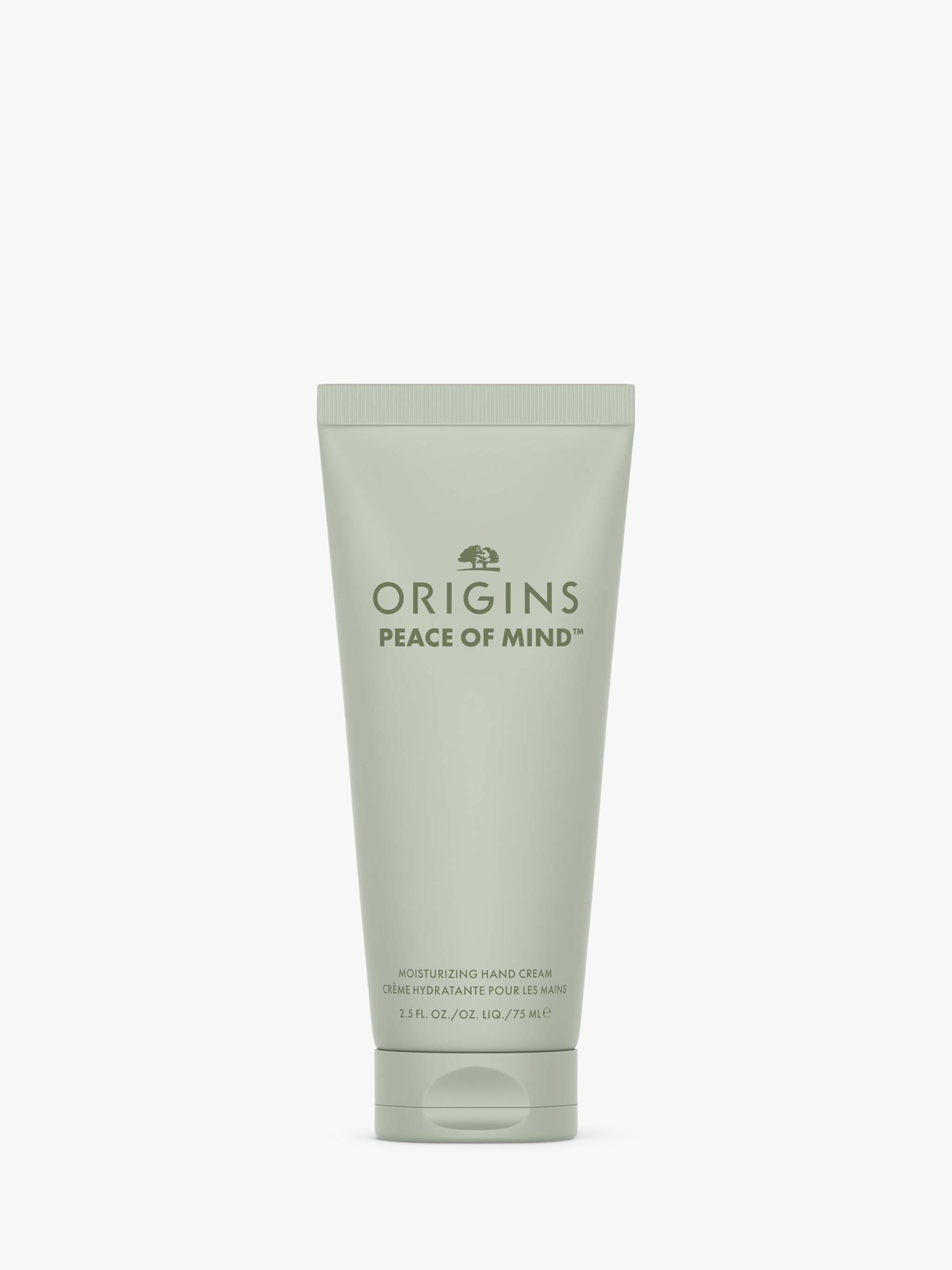 Origins Peace of Mind moisturising hand cream 75ml, imported from the UK