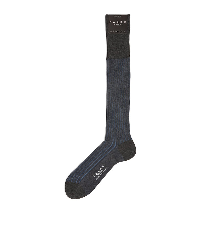 Falke Striped Shadow Socks cotton blend, imported from the UK