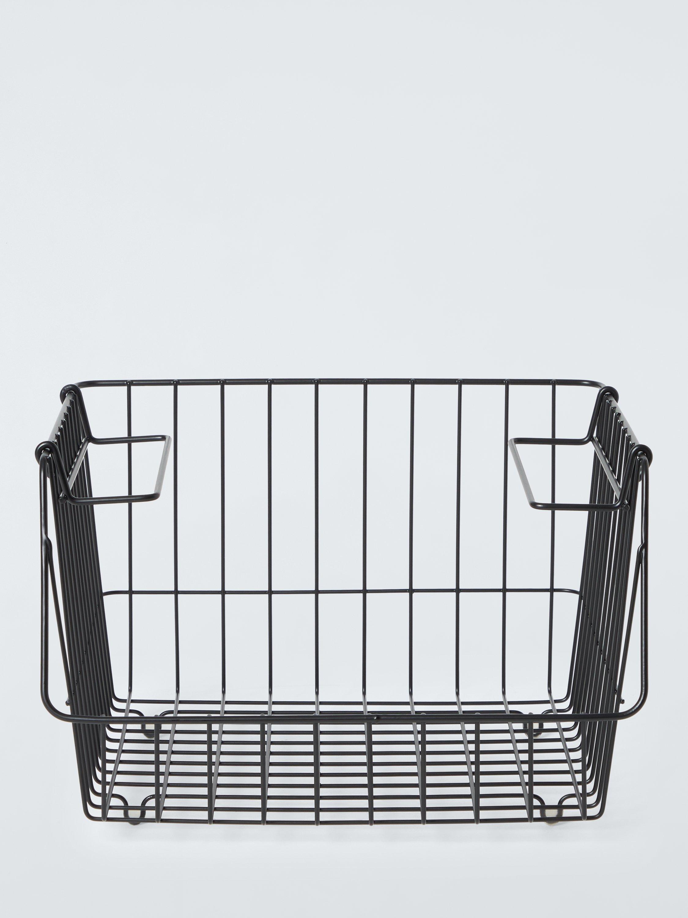Panier de rangement en fil métallique moyen John Lewis - Produit britannique