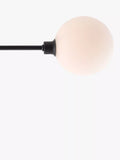 houseof 3 arm flush ceiling light with opal glass shades, UK version