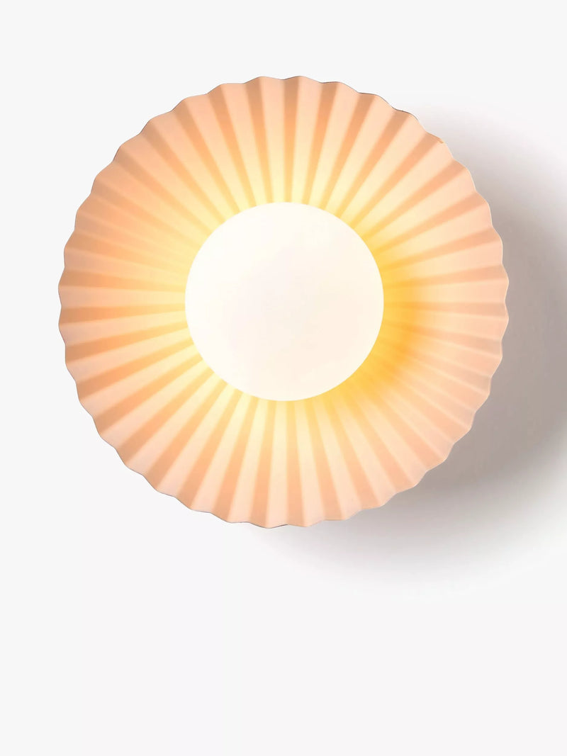 houseof Pleat flush light burnt orange and pink (British brand)