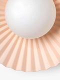 houseof Pleat flush light burnt orange and pink (British brand)