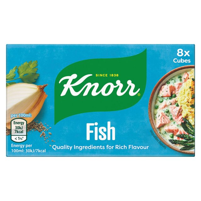 Knorr 8 Fish Stock Cubes   8 x 10g