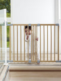 BabyDan Flexifit wooden safety gate Beechwood - British product