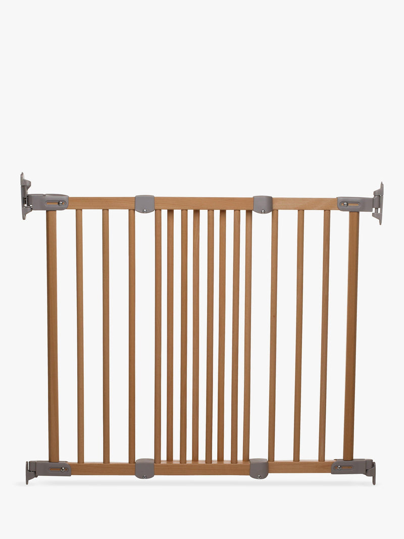 BabyDan Flexifit wooden safety gate Beechwood - British product