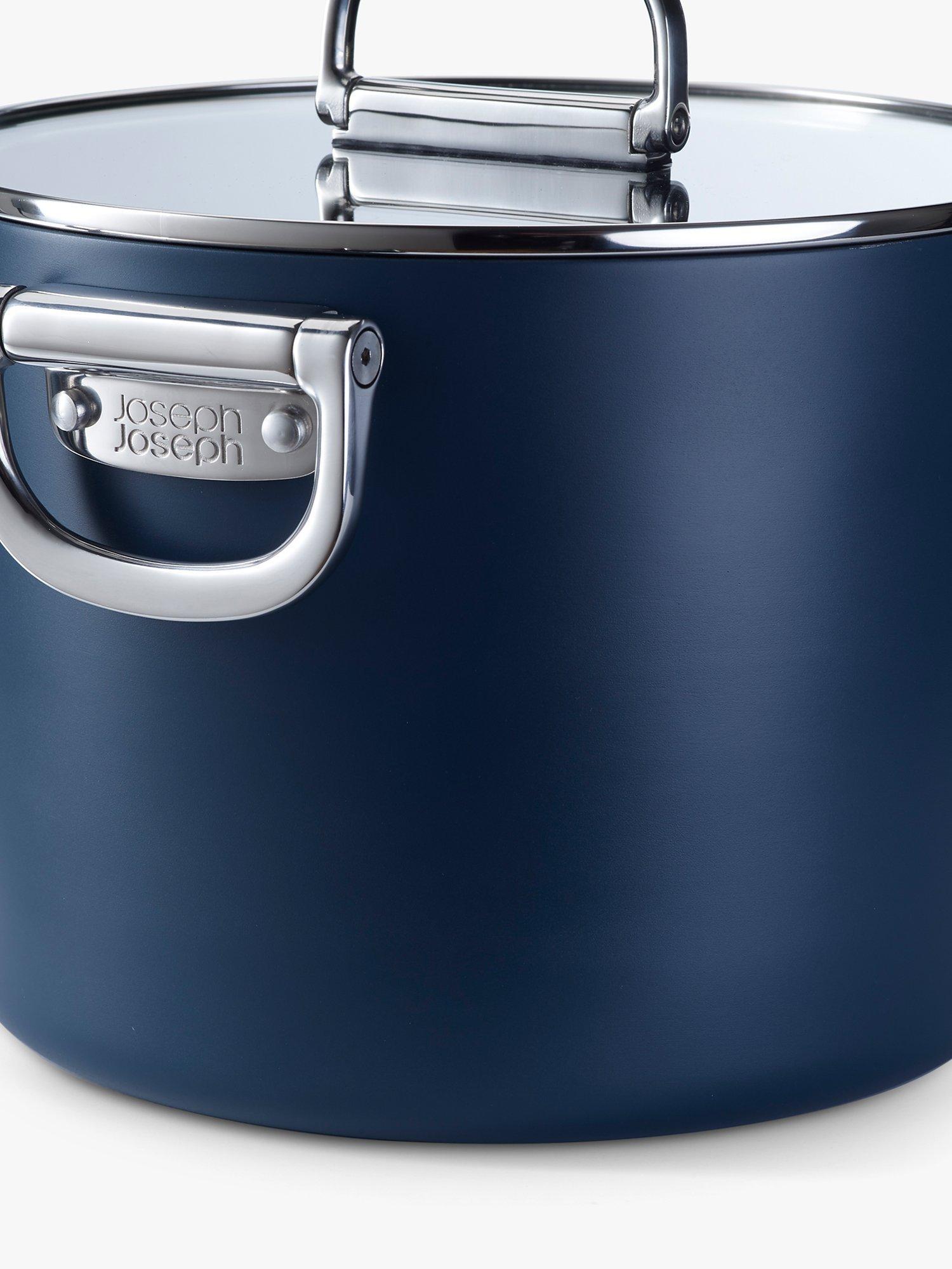 Joseph Joseph Space folding handle stockpot 25cm navy (British brand)