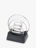 Joseph Joseph freestanding pan lid storage holder for three lids, UK version