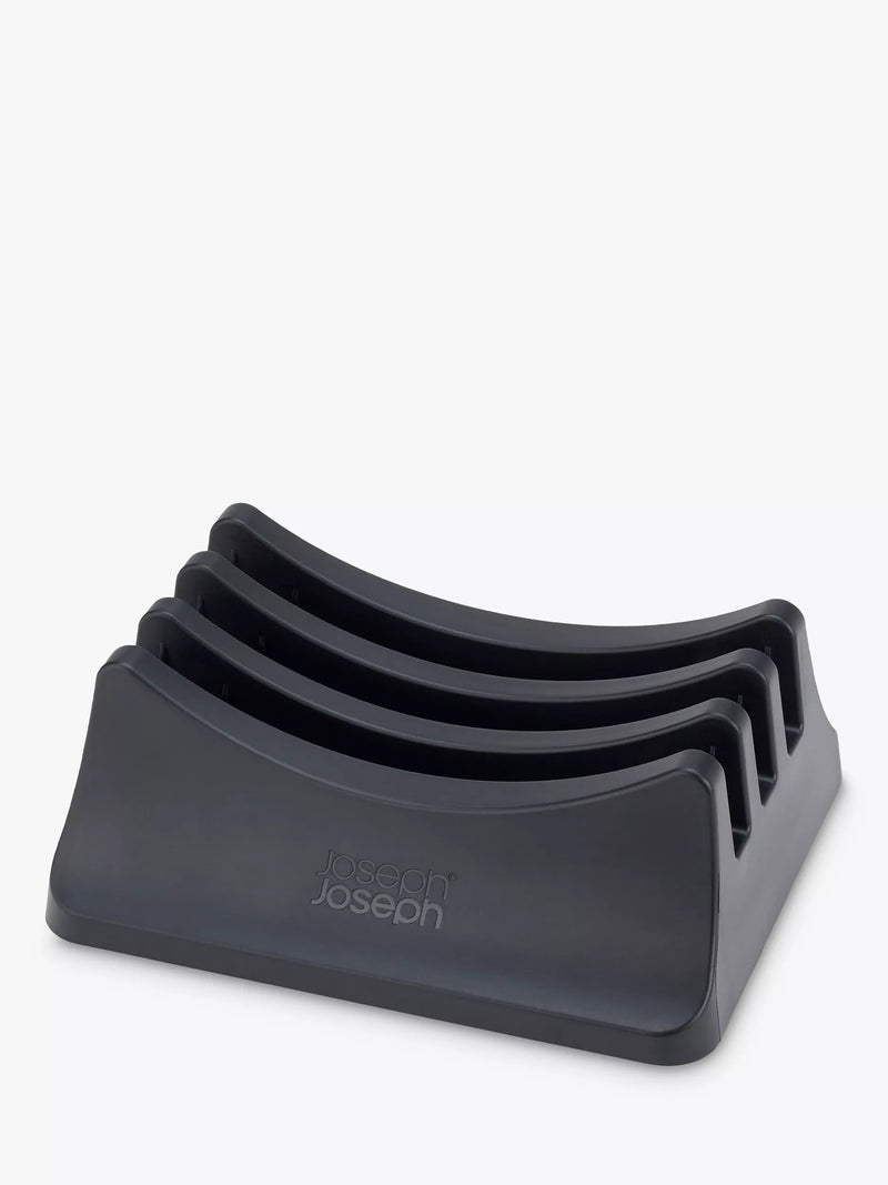Joseph Joseph freestanding pan lid storage holder for three lids, UK version
