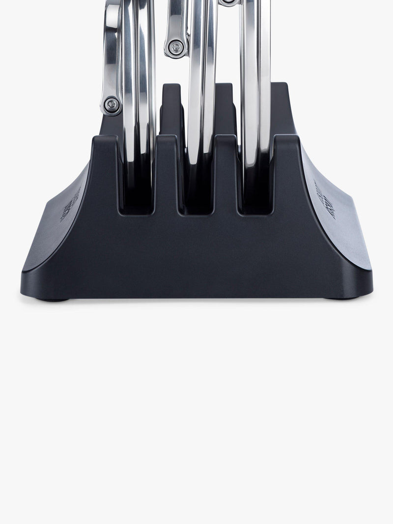Joseph Joseph freestanding pan lid storage holder for three lids, UK version