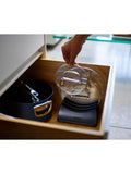 Joseph Joseph freestanding pan lid storage holder for three lids, UK version