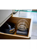 Joseph Joseph freestanding pan lid storage holder for three lids, UK version