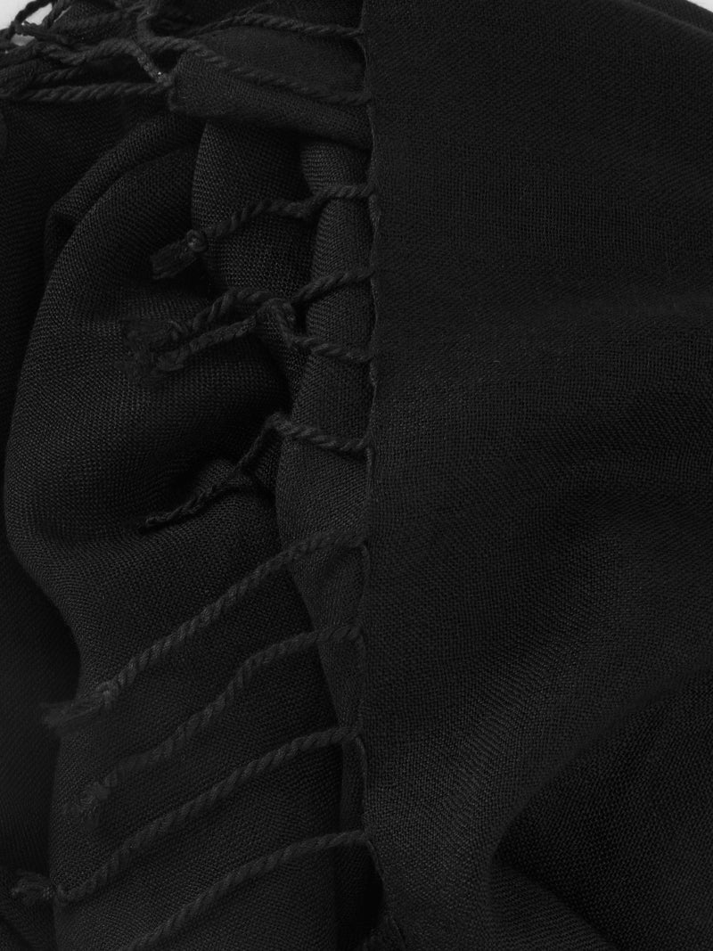 John Lewis wool blend fringe scarf 70x180cm, UK version