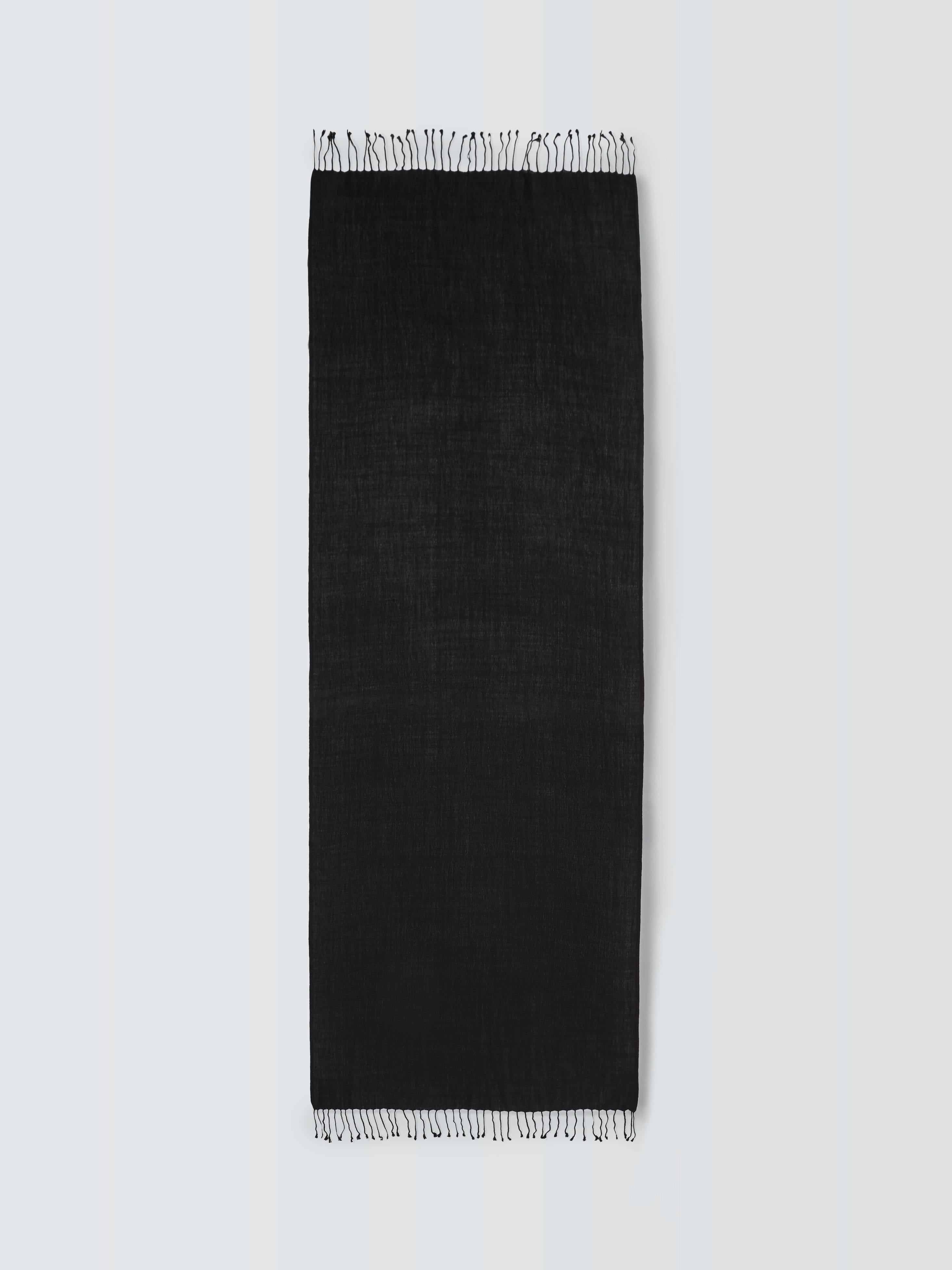 John Lewis wool blend fringe scarf 70x180cm, UK version