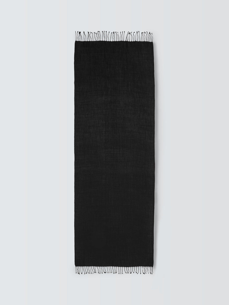 John Lewis wool blend fringe scarf 70x180cm, UK version