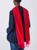 John Lewis Wool Blend Fringe Scarf 70 x 180cm