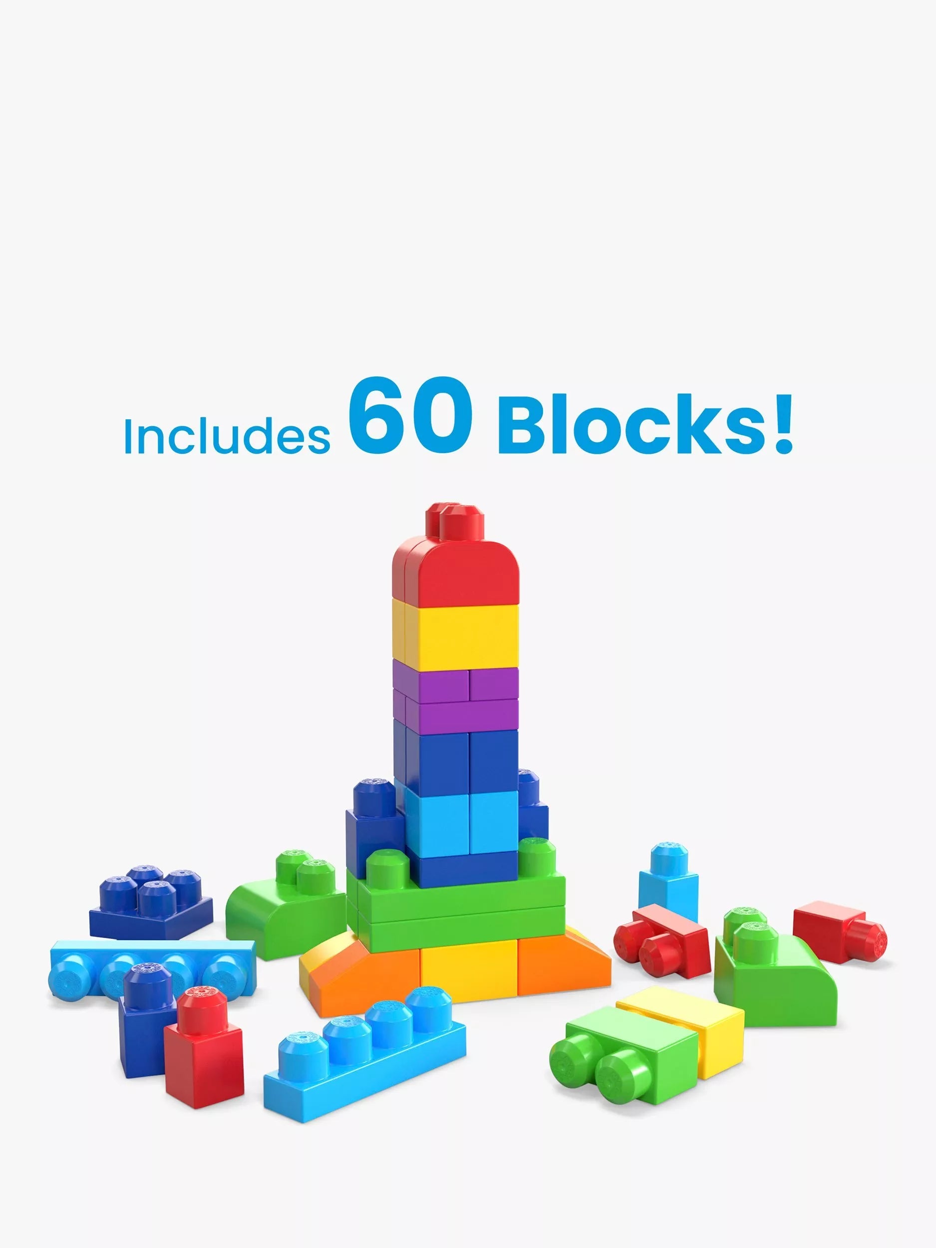 Mega Bloks toddler building bag 60 piece, UK version