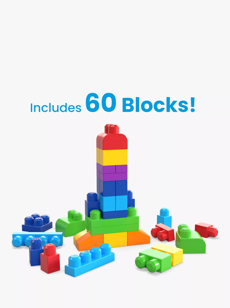 Mega Bloks toddler building bag 60 piece, UK version