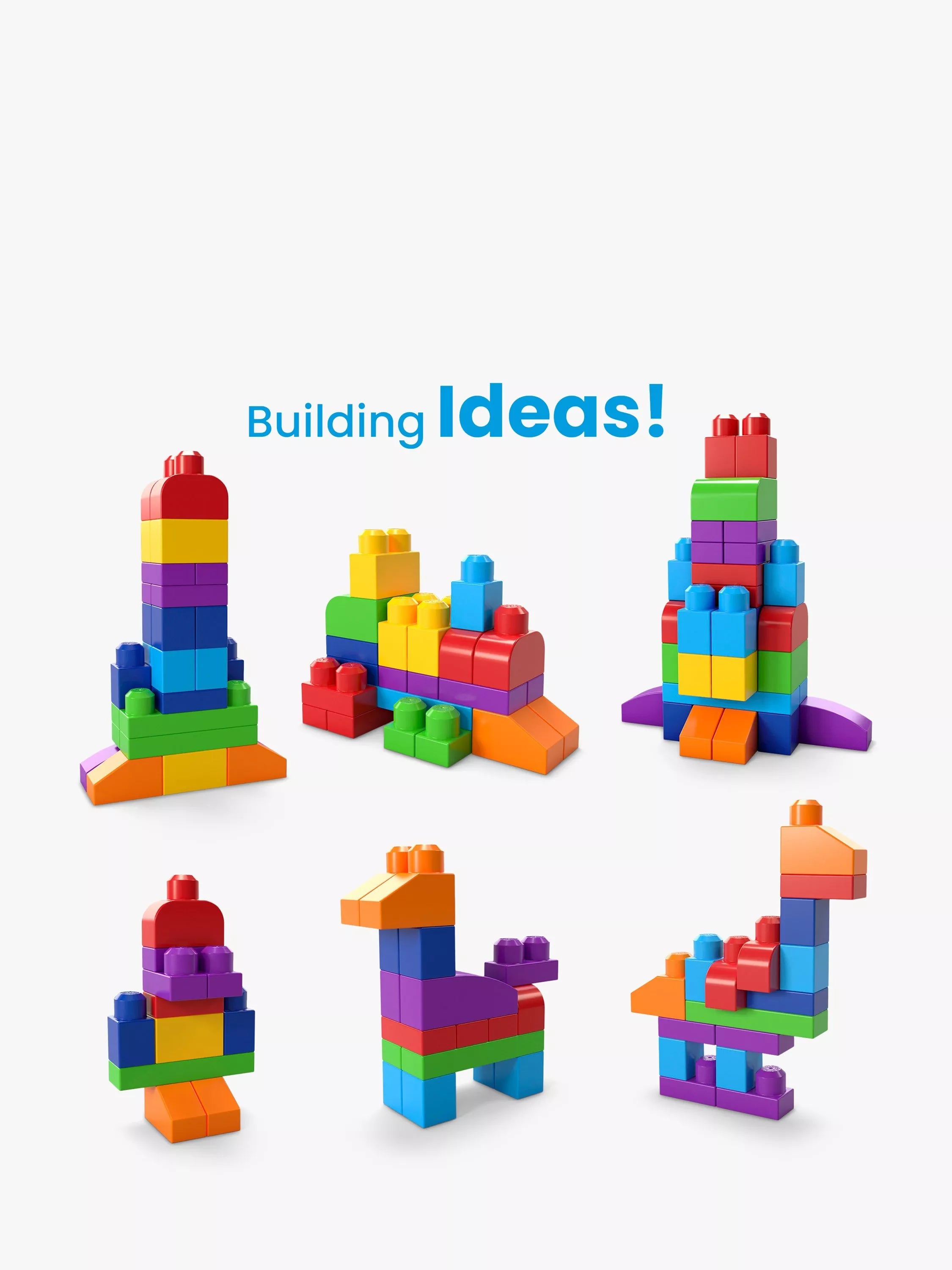 Mega Bloks toddler building bag 60 piece, UK version
