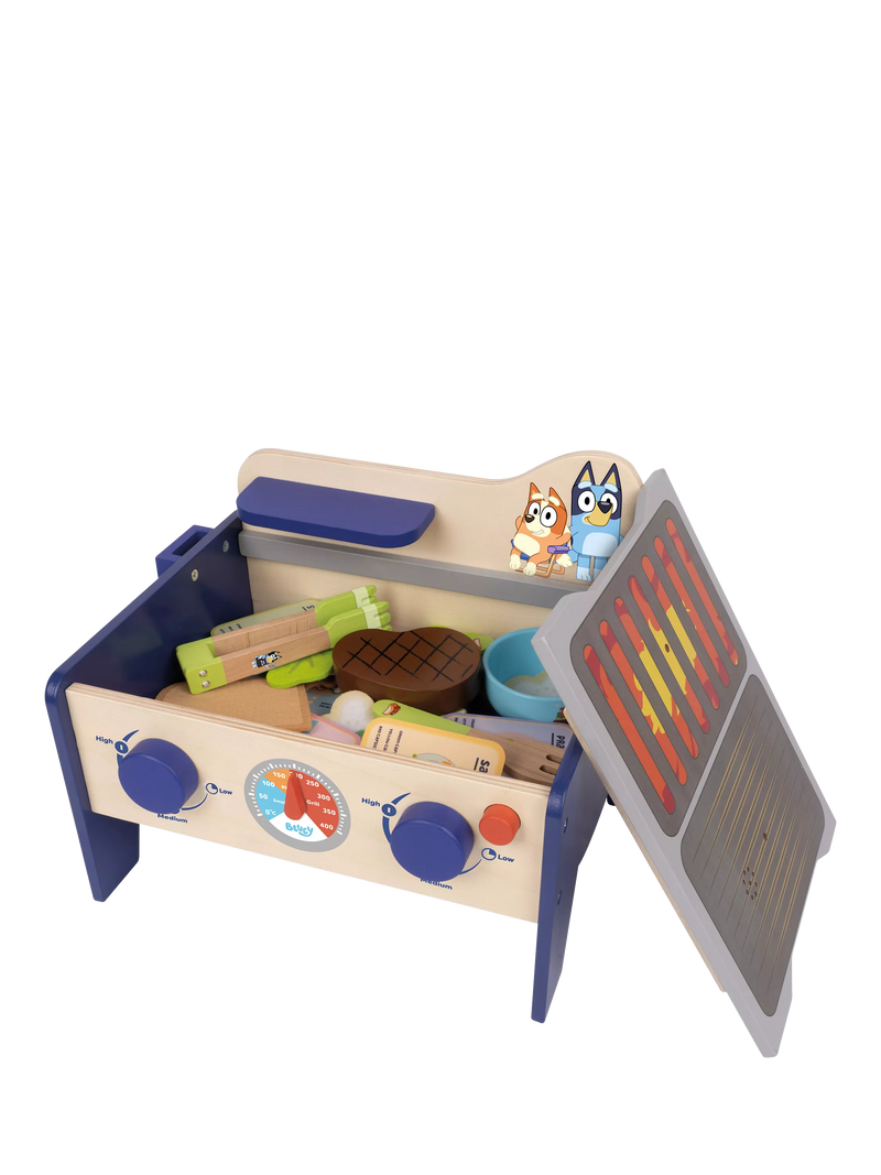 Bluey BBQ and salad playset 33 pieces, UK version