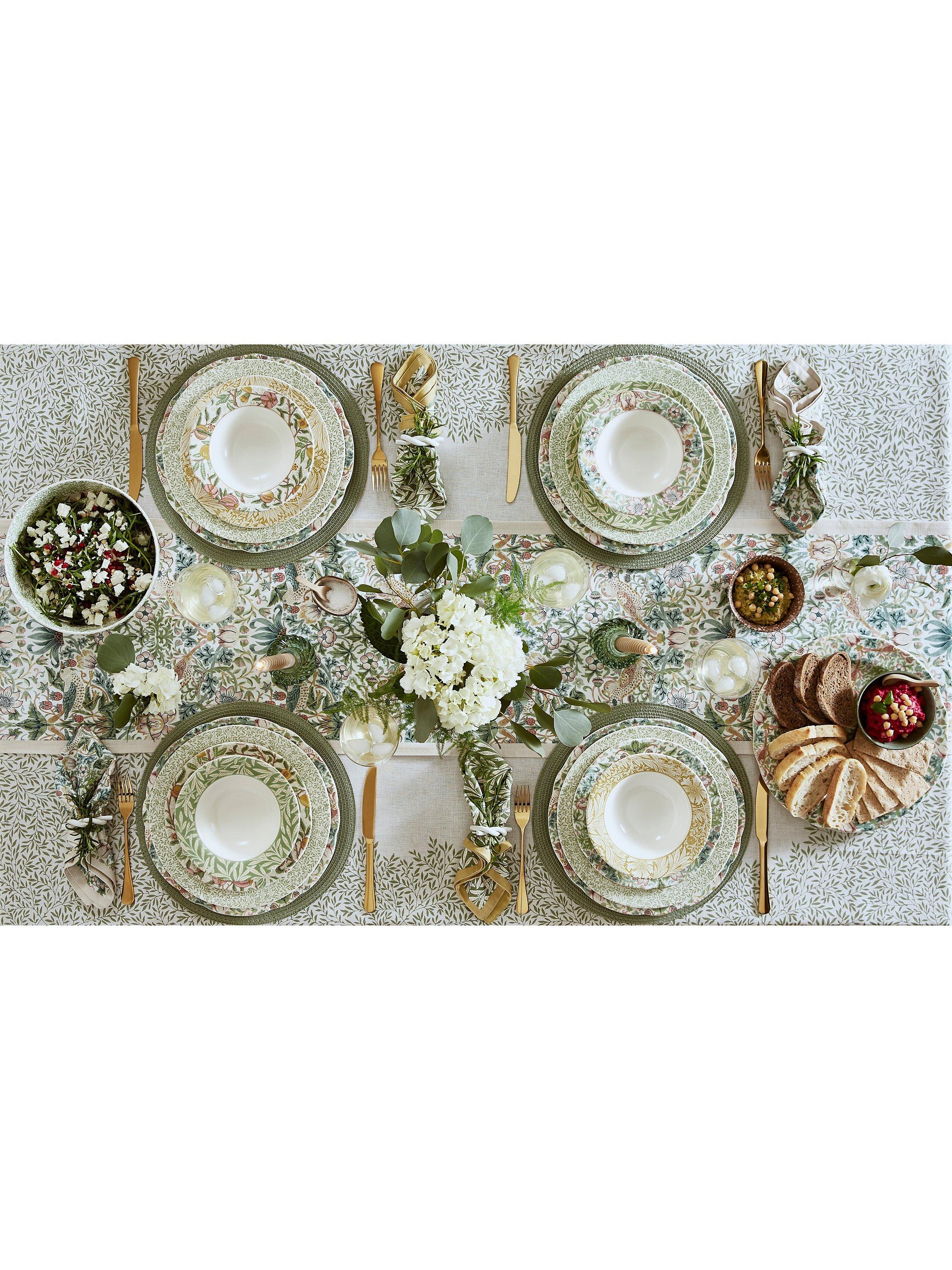 Morris & Co. Standen dinner plates set of 4 28cm - British product