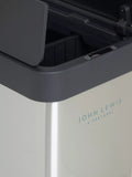 John Lewis two section sensor recycling bin with handles, stainless steel, 28+22L, UK version