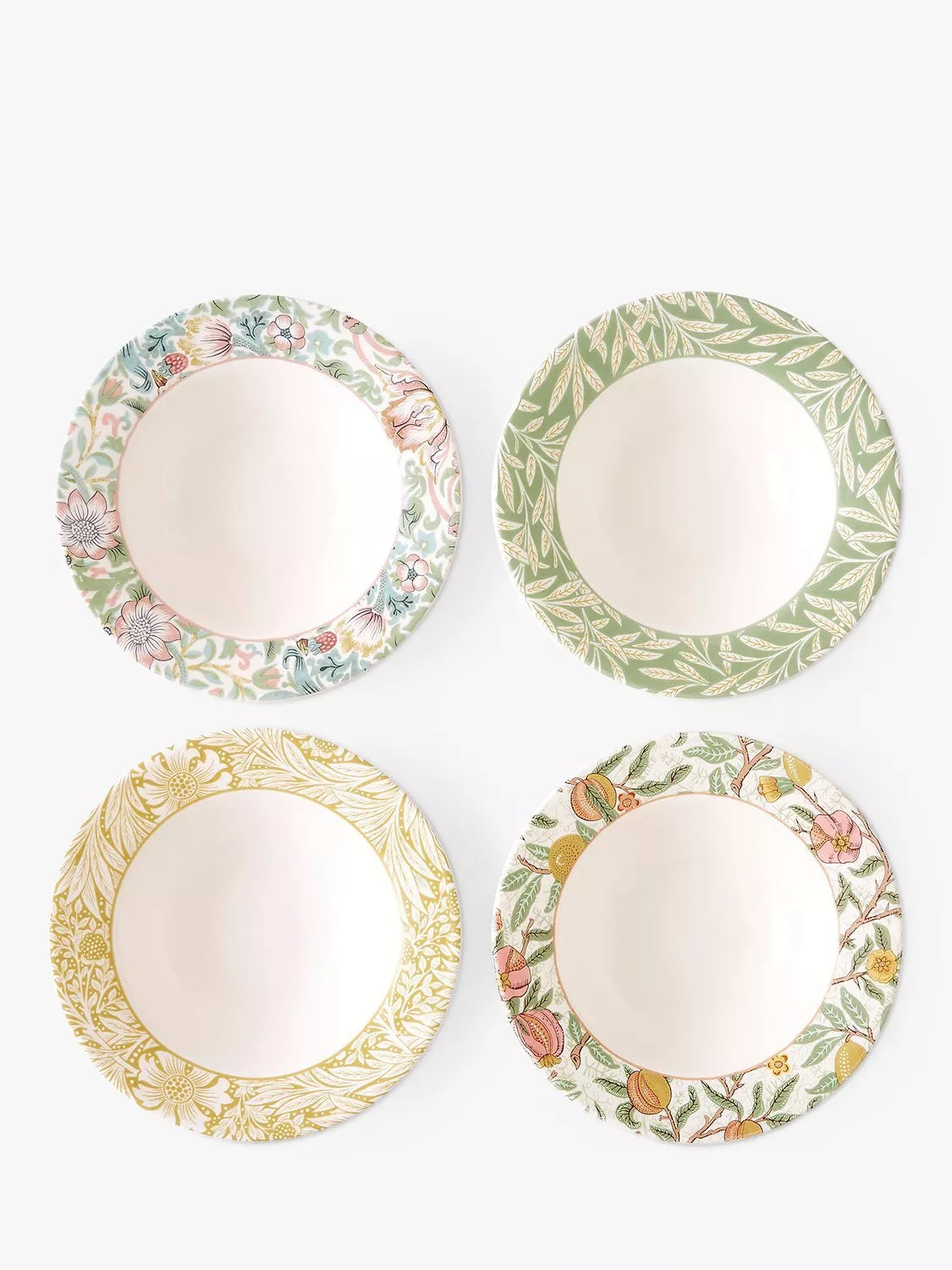 Morris & Co. earthenware cereal bowl set of 4 19cm - British product