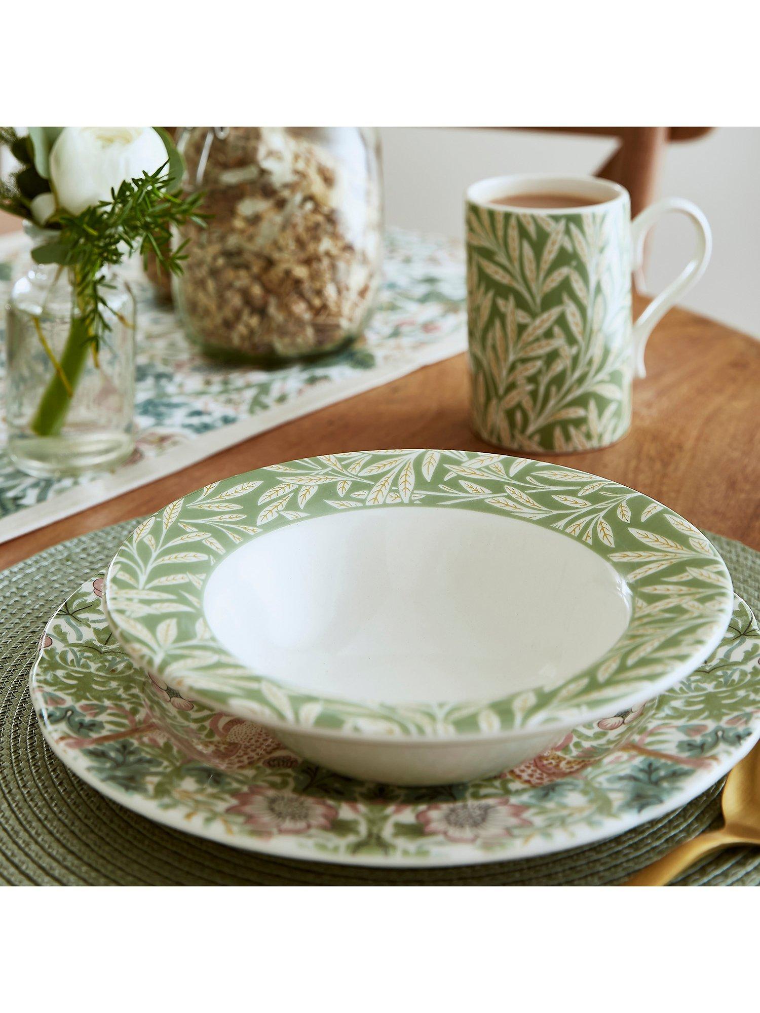 Morris & Co. earthenware frokostskålsett 4 stk 19 cm - Britisk produkt