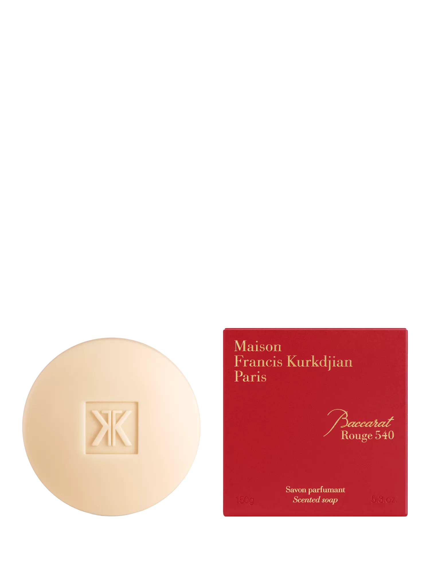 Maison Francis Kurkdjian Baccarat Rouge 540 scented soap 150g - British product