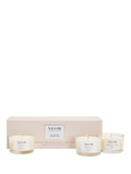 NEOM travel scented candle gift set with three natural fragrances, imported from the UK