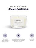 NEOM travel scented candle gift set with three natural fragrances, imported from the UK