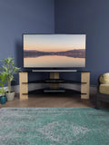 AVF Varano 1100 corner TV stand for 55 inch TVs, UK version