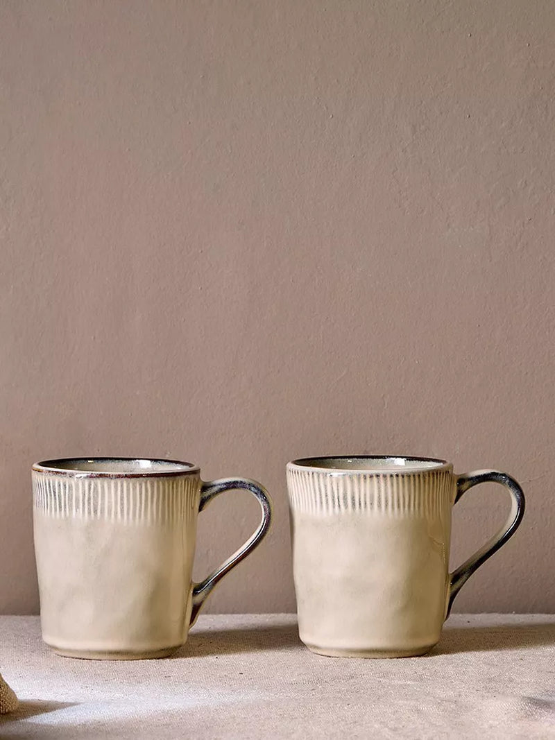 Nkuku stoneware mug set of 2 380ml, imported from the UK
