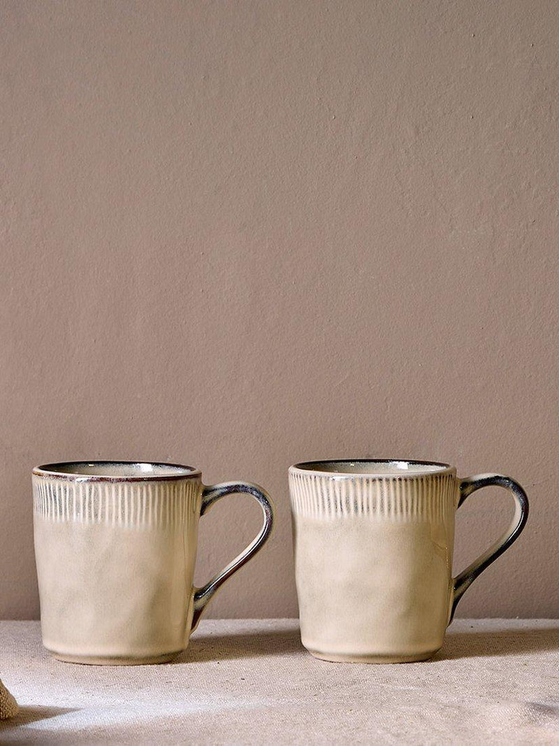 Nkuku stoneware mug set of 2 380ml, imported from the UK