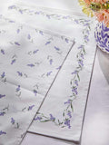 Sophie Conran cotton tea towel set with lavender print - British product