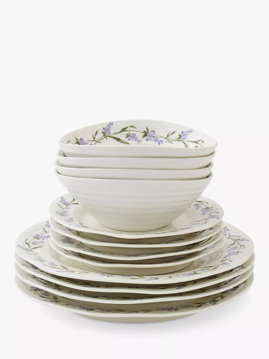 Sophie Conran for Portmeirion Lavandula porcelain dinner set 12-piece (British brand)