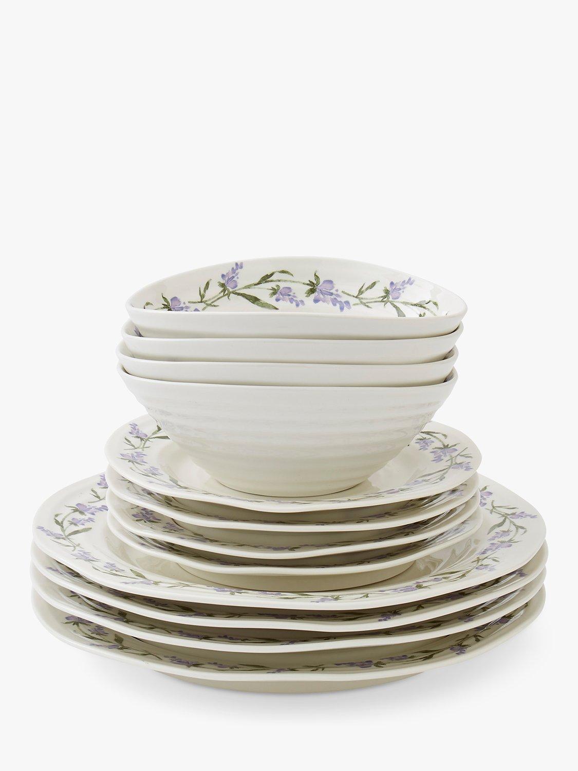 Sophie Conran for Portmeirion Lavandula porcelain dinner set 12-piece (British brand)