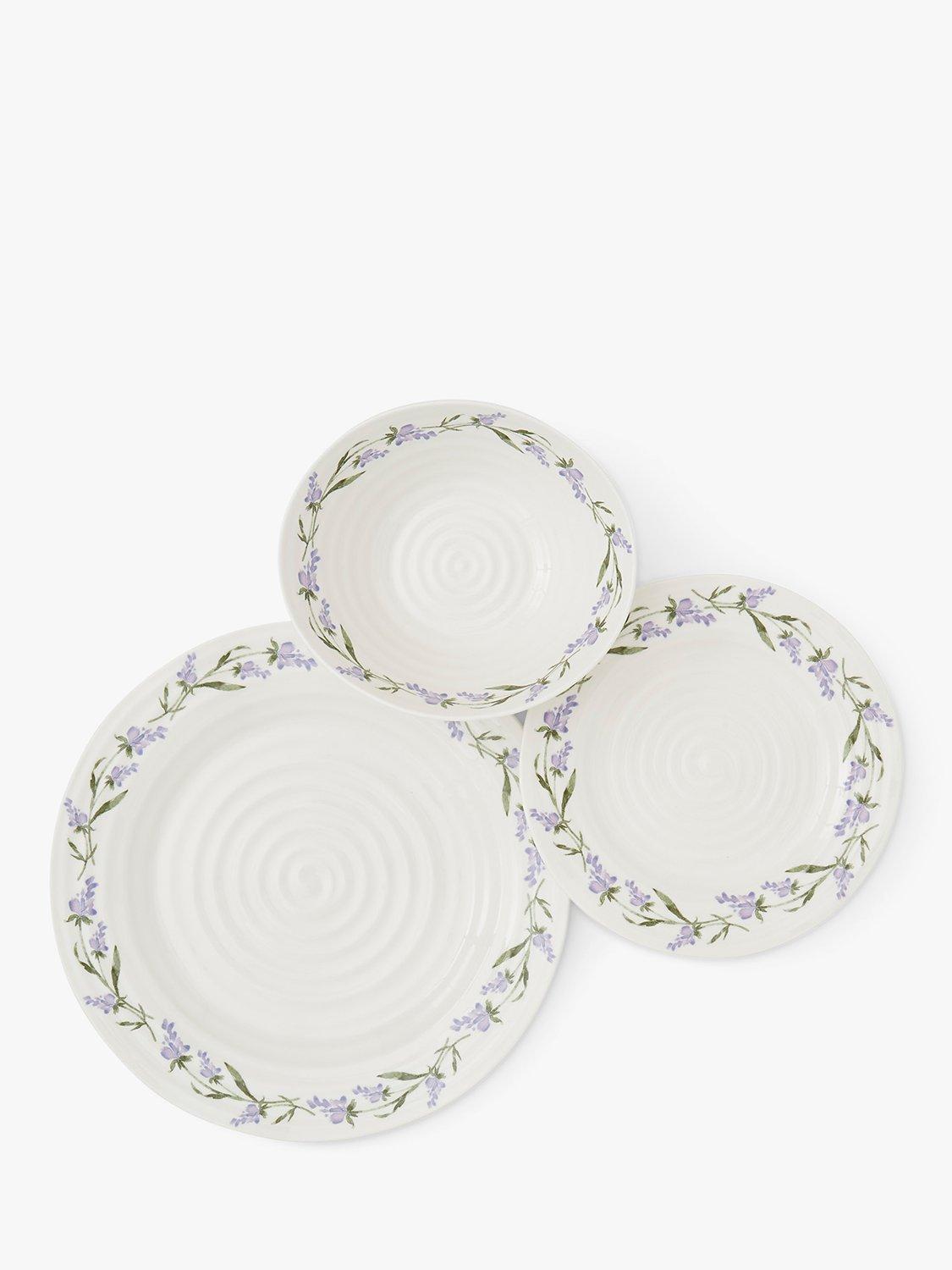 Sophie Conran for Portmeirion Lavandula porcelain dinner set 12-piece (British brand)