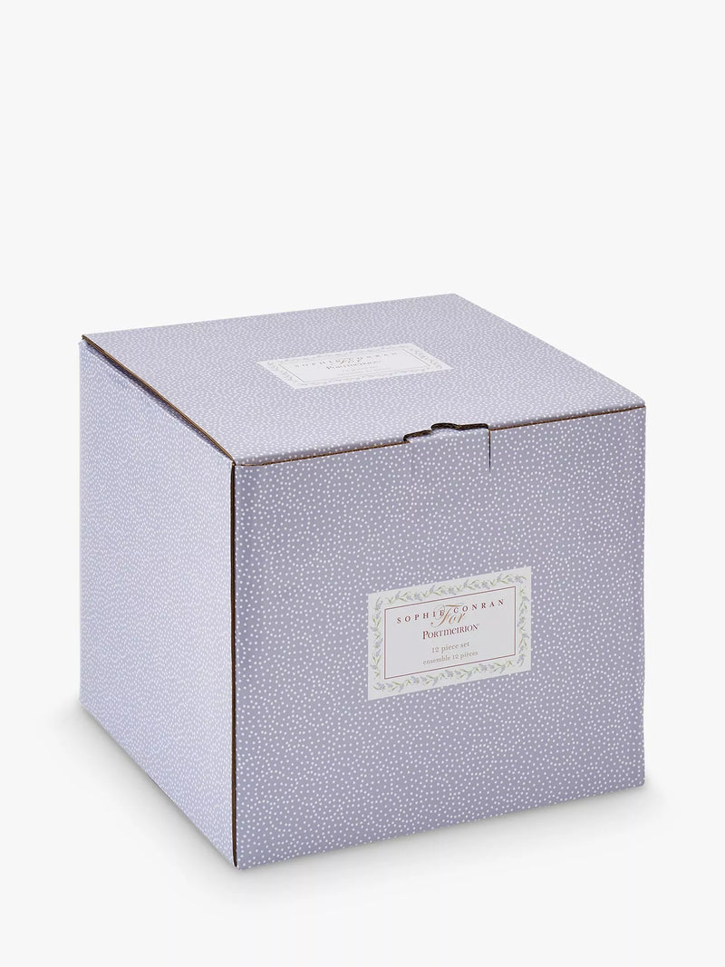 Sophie Conran for Portmeirion Lavandula porcelain dinner set 12-piece (British brand)