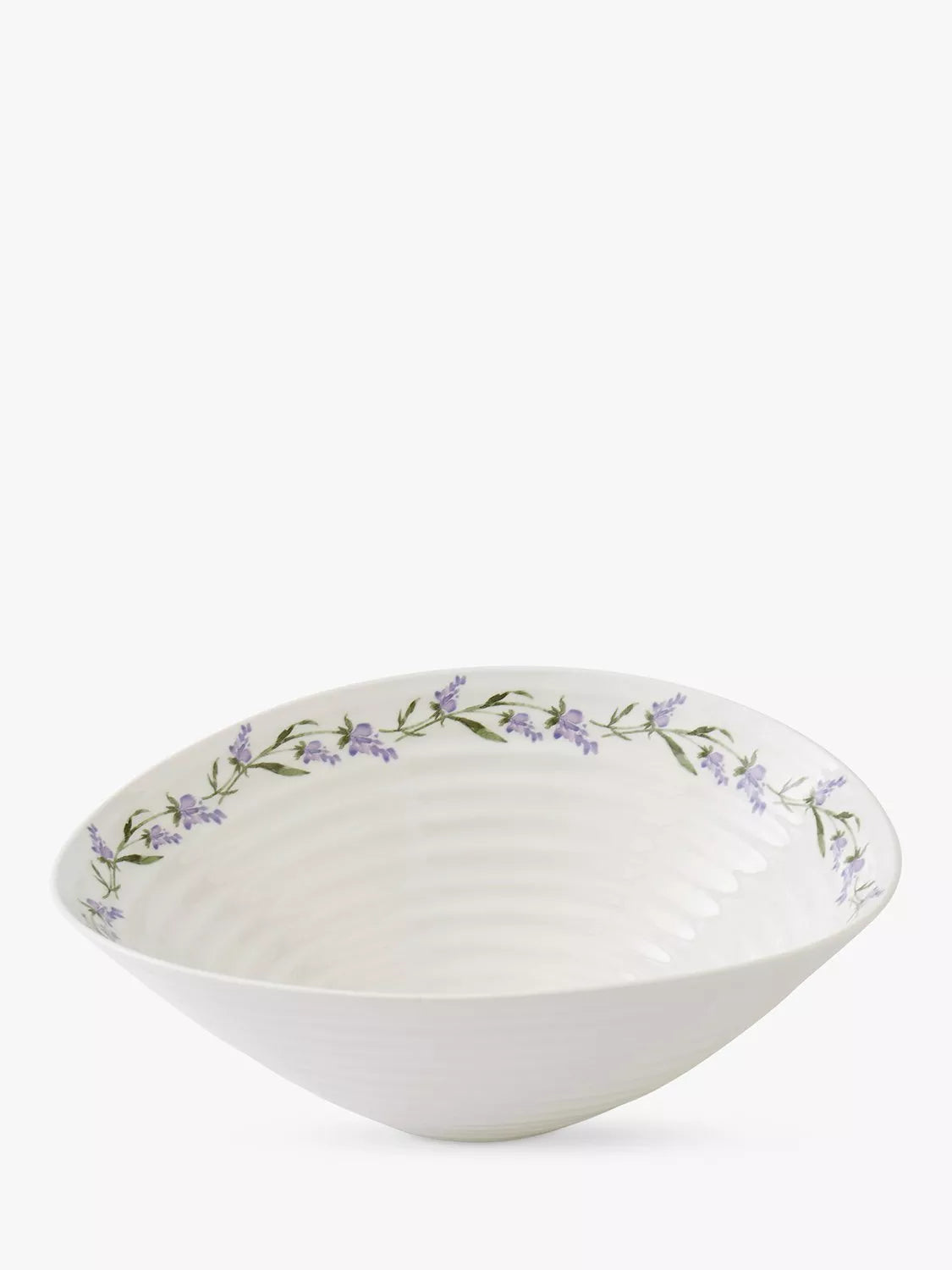 Sophie Conran for Portmeirion Lavandula porcelain serve bowl white 34.5cm (British brand)