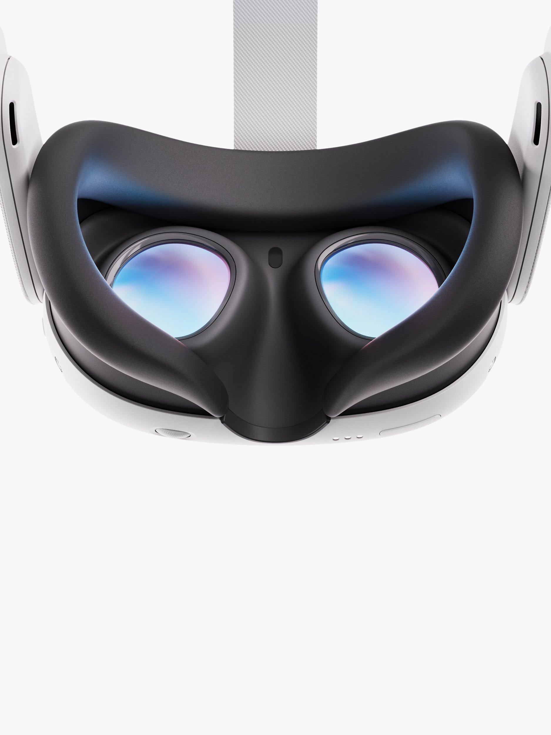 Meta Quest 3 silicone facial interface Black/White (British brand)