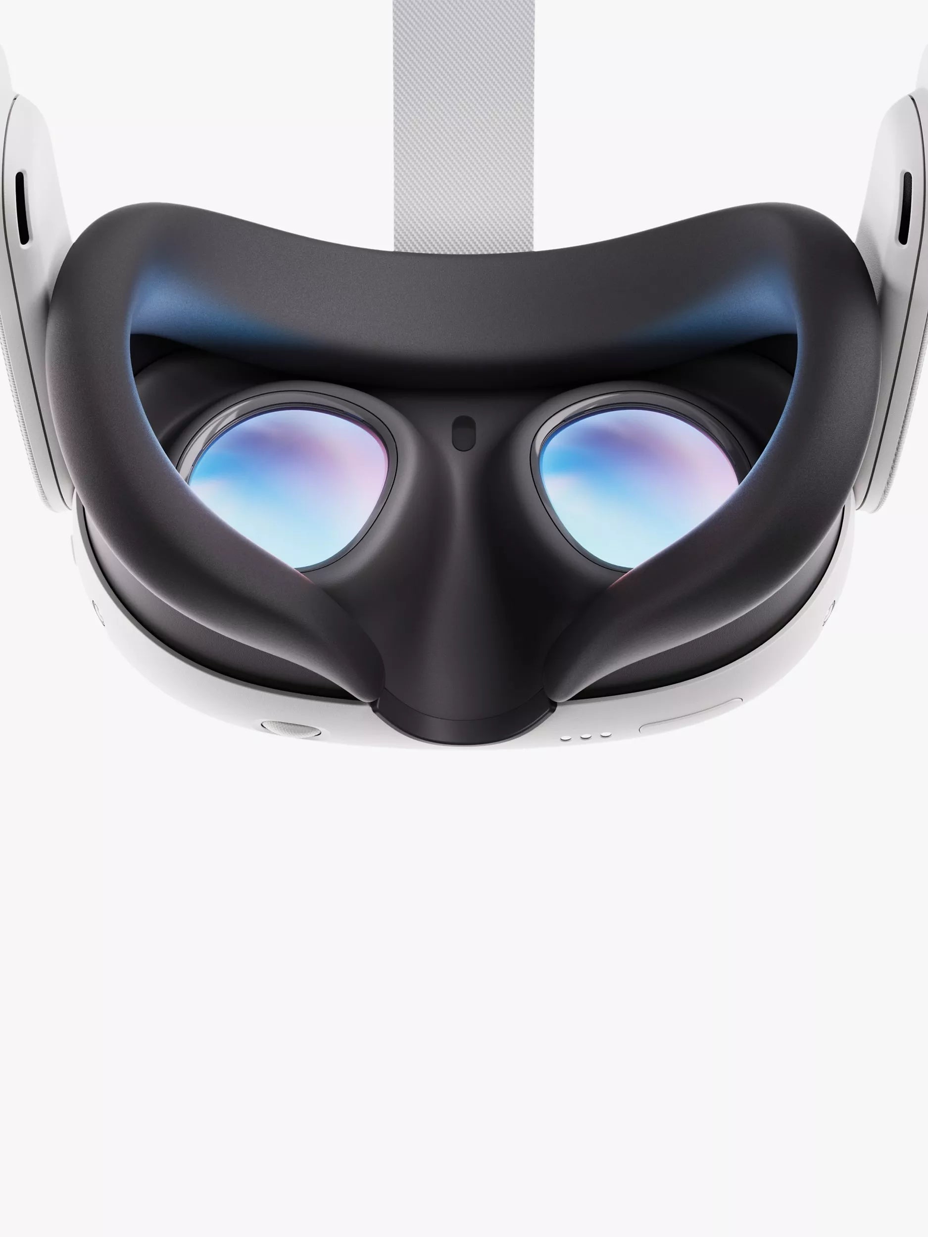 Meta Quest 3 silicone facial interface Black/White (British brand)