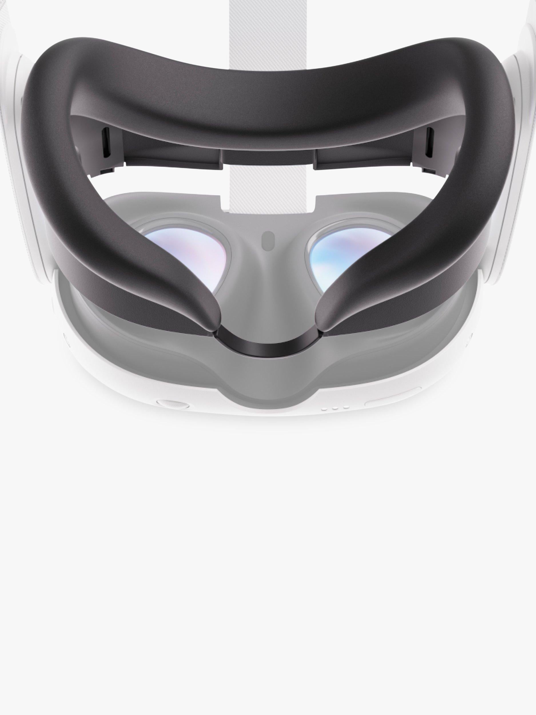 Meta Quest 3 silicone facial interface Black/White (British brand)