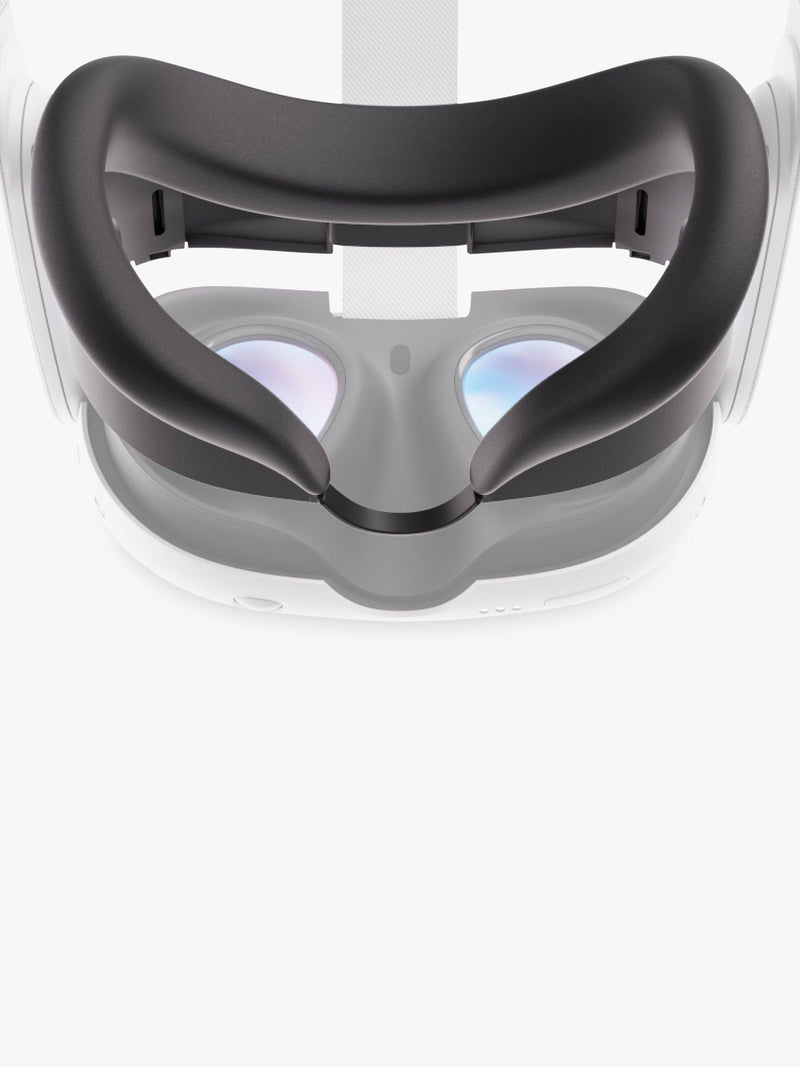 Meta Quest 3 silicone facial interface Black/White (British brand)
