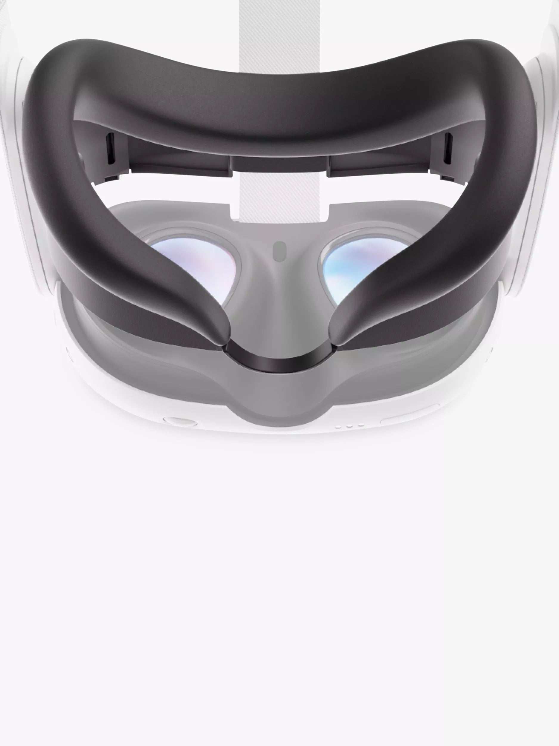 Meta Quest 3 silicone facial interface Black/White (British brand)