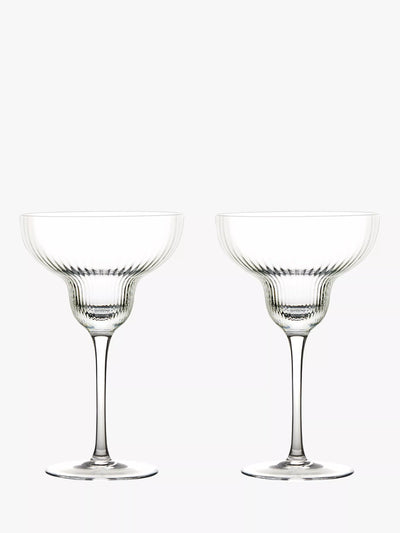 John Lewis Anton Studio Designs Empire Margarita Cocktail Glass Clear Set of 2 400ml- Buy online at McGrocer